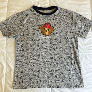 Polo shirt with bear logo rarely used, in good condition